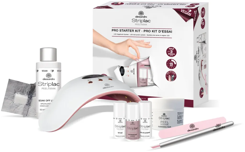 Alessandro Striplac Peel Or Soak Kit de démarrage Standard