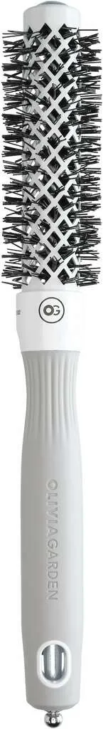 Olivia Garden Expert Blowout Shine Brosse ronde blanc & gris