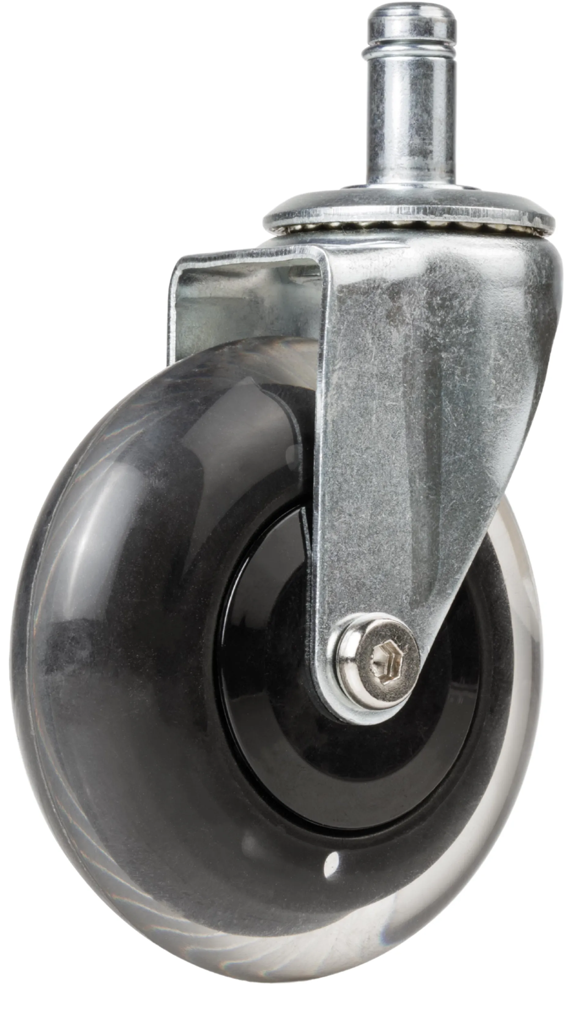 Ideal Pro Saddle With Back Tabouret En Similicuir Noir Base En Nylon Noir