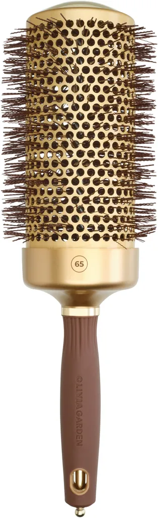 Olivia Garden Expert Blowout Speed Wavy Bristles Gold & Brown - 25 mm