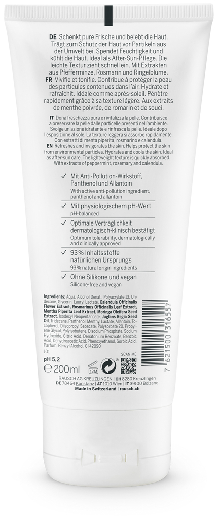 Rausch Frische Body Lotion mit Minze