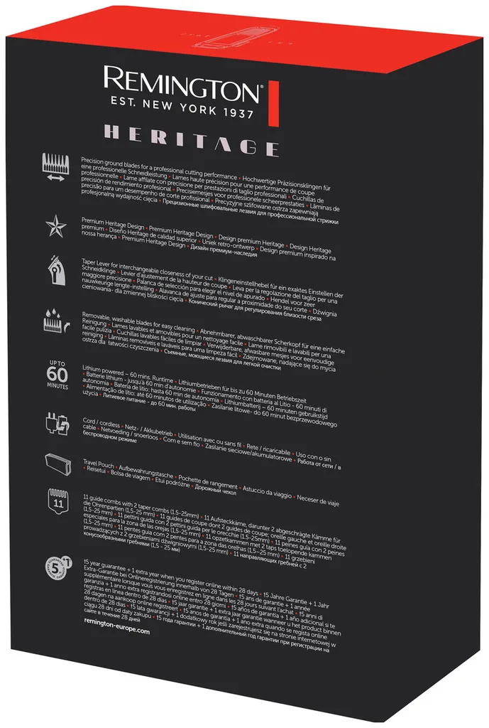 Remington Heritage Tondeuse à cheveux HC9100