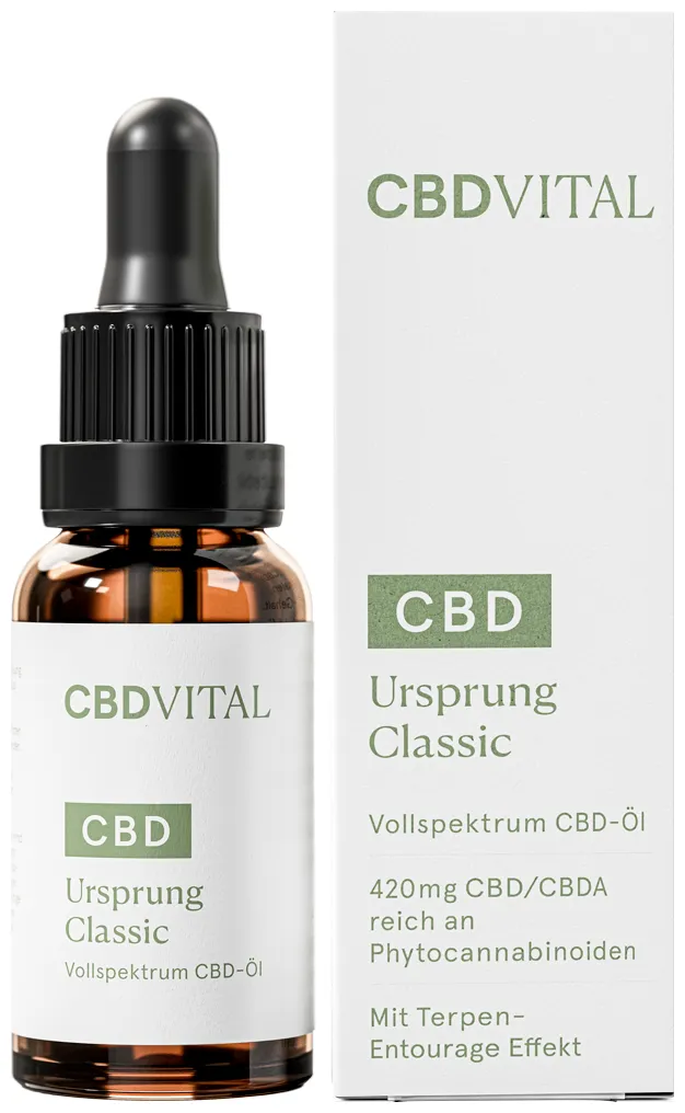 CBD VITAL Huile de CBD à Spectre Complet ORIGINE Classique