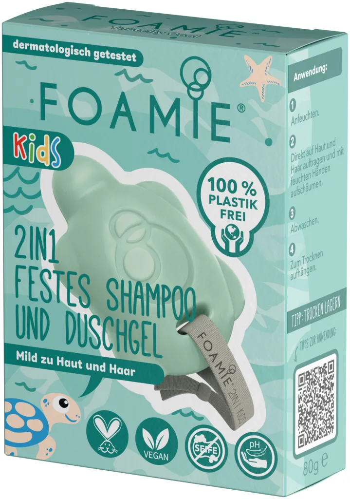 Foamie 2 en 1 Gel douche et shampooing solide Enfants - Pink
