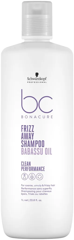 Schwarzkopf BC Bonacure Frizz Away Shampooing pour cheveux épais, frisés ou rebelles - 250 ml
