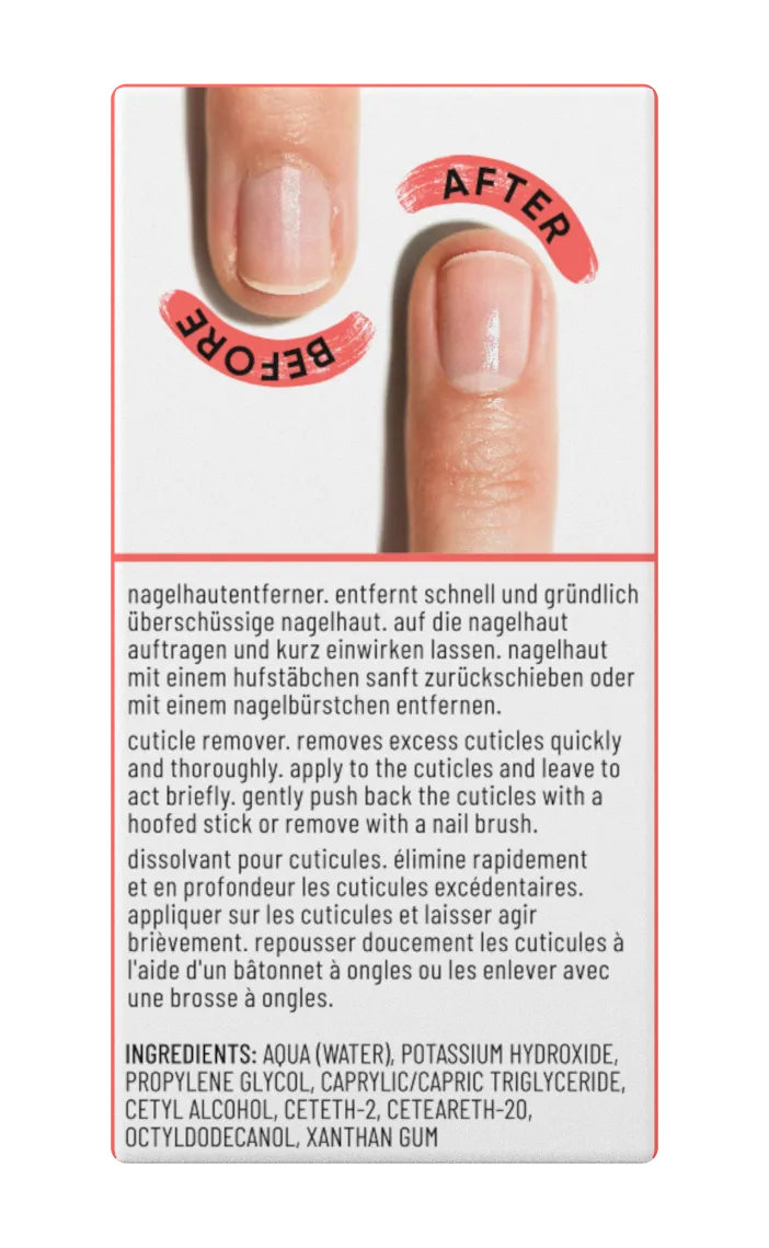 Alessandro démaquillant pour cuticules