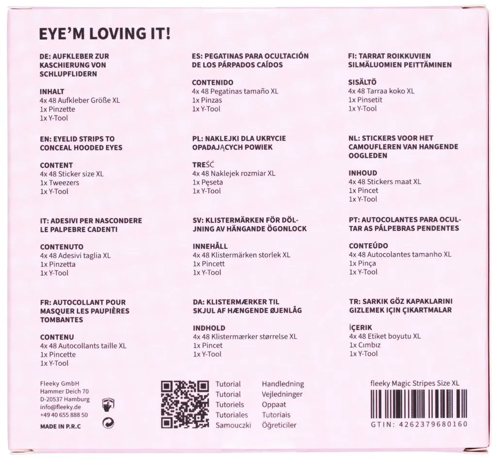 Fleeky Magic Stripes Bandes pour lifting des paupières - S