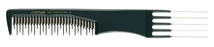 Comair Toupier et peigne à fourche 105 Carbon Profi Line
