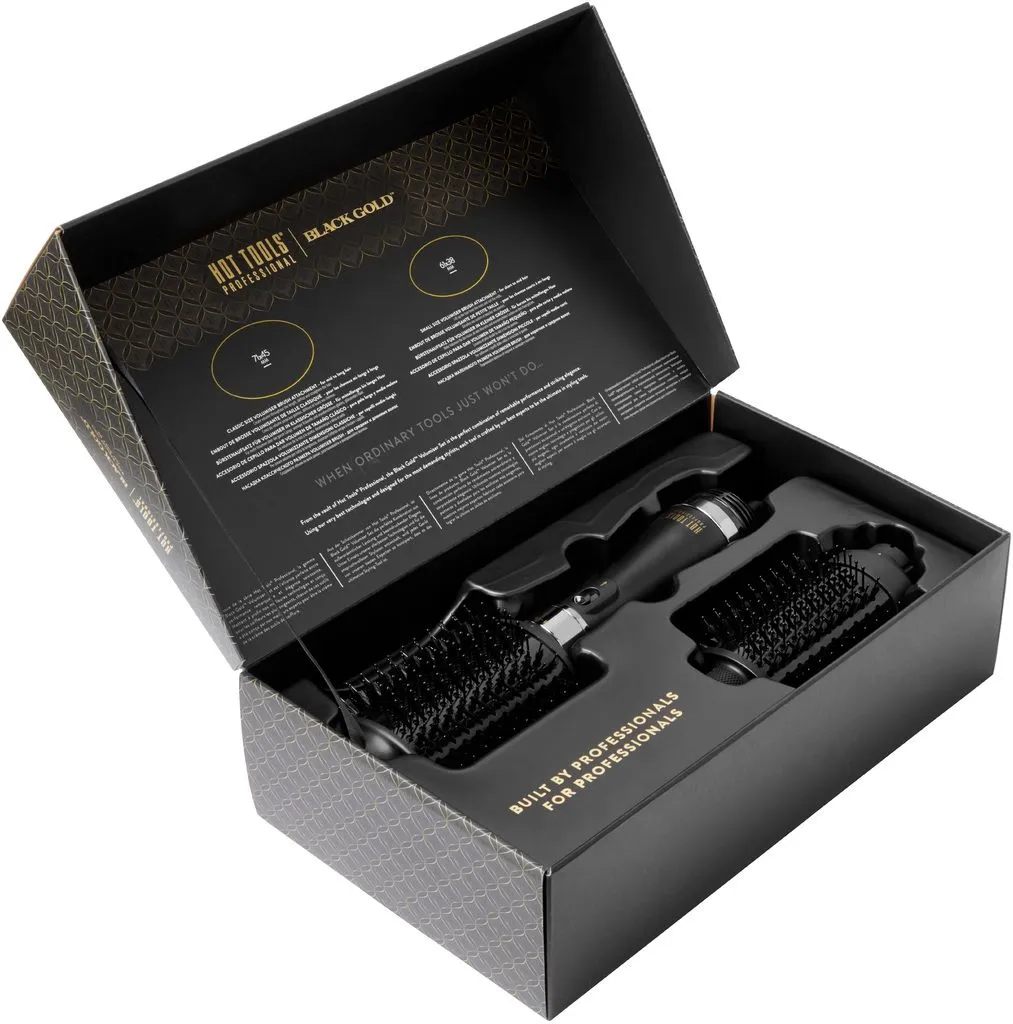 Hot Tools Professional Black Gold Volumiser Set Brosse soufflante