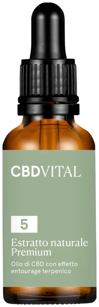 CBD VITAL Huile de CBD Extrait naturel PREMIUM 5%