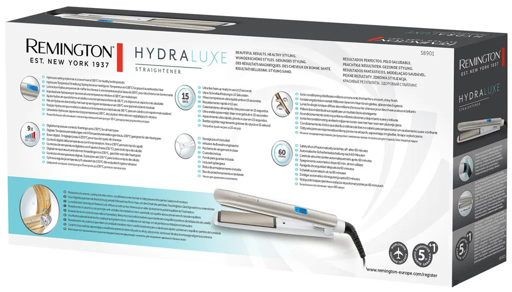 Remington HYDRAluxe Lisseur S8901