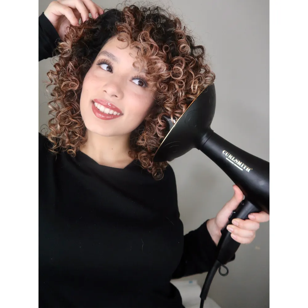Hot Tools Curlsmith Defrizzion Sèche-cheveux et diffuseur XXL-Diffuseur