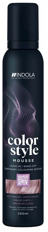 Indola Color Style Mousse - Silver