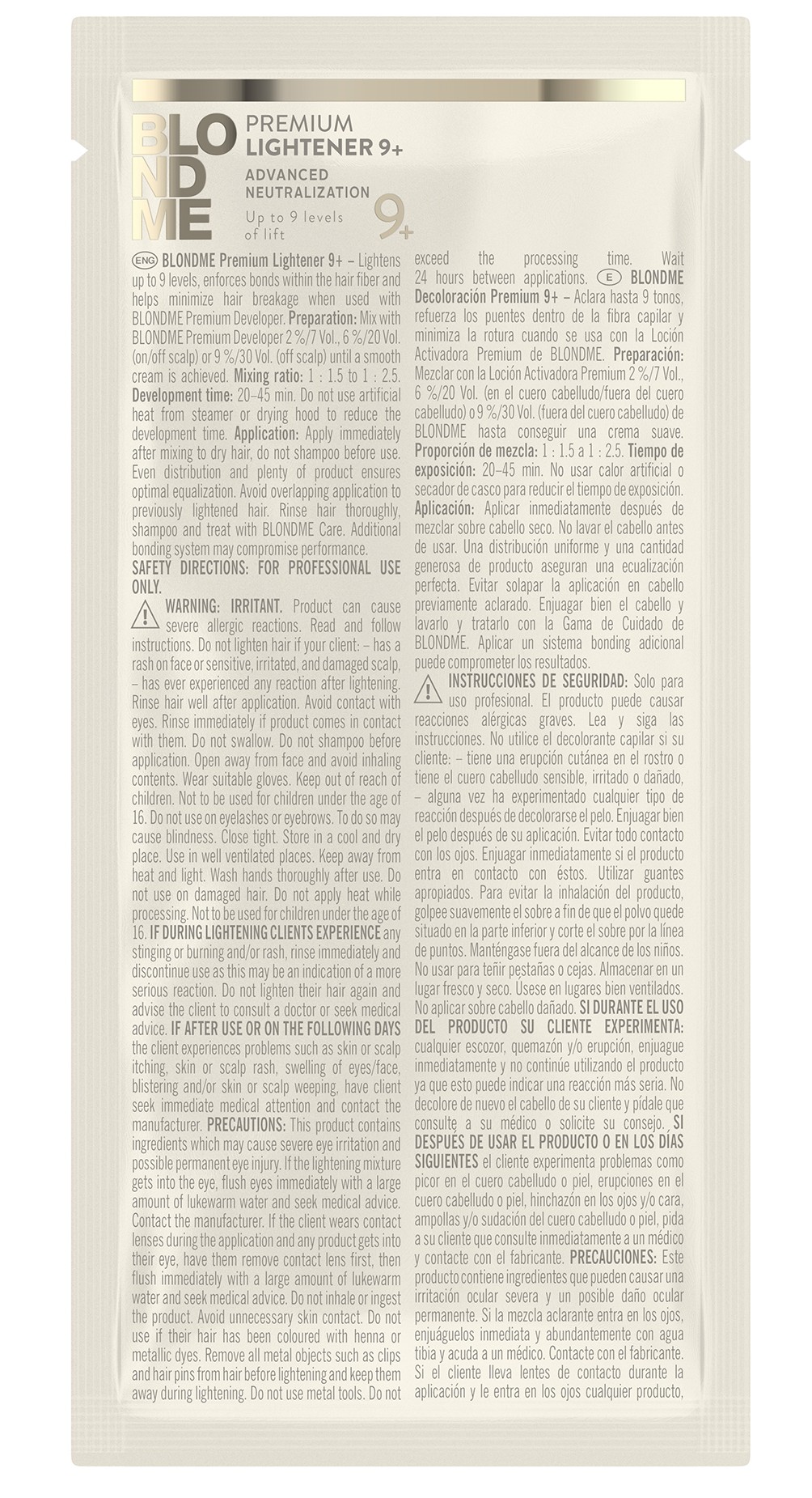 Schwarzkopf BlondMe Premium Lightener 9+