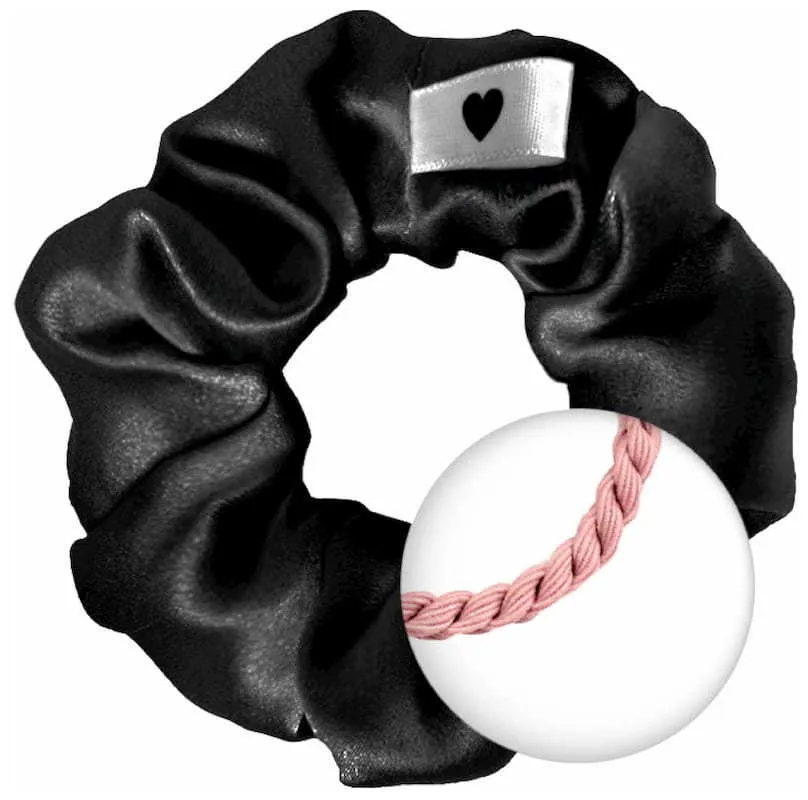 Bellody Original Scrunchies en soie - Classic Black
