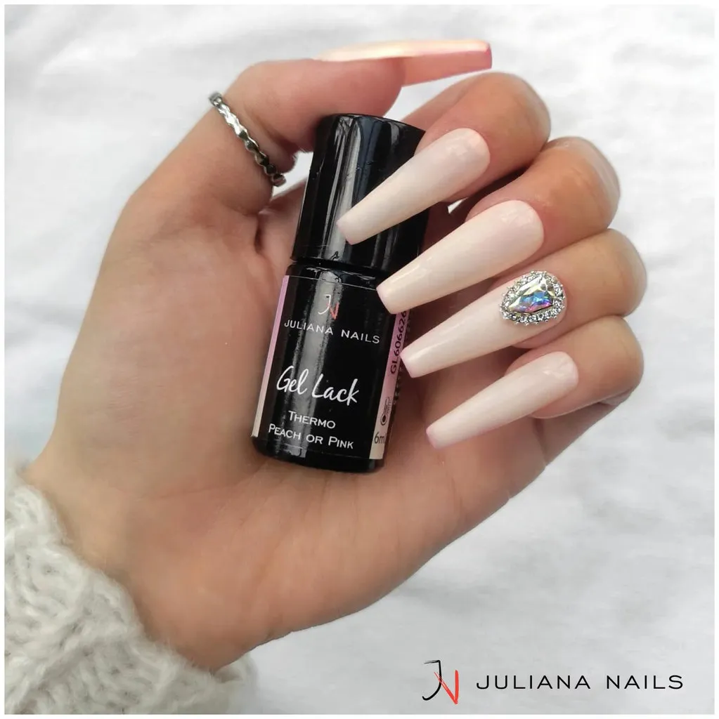 Juliana Nails Gel Lack Effet thermique - Thermo Peach or Pink