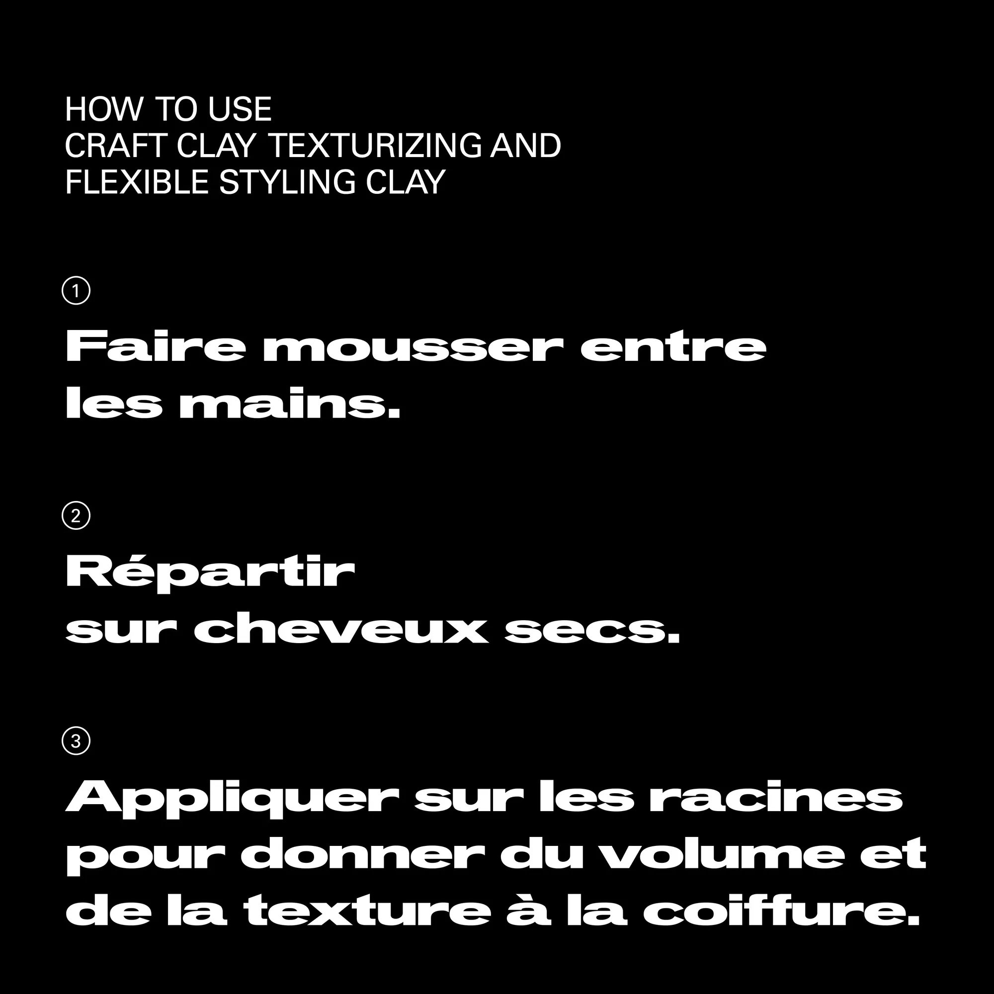 Sebastian Craft Clay Argile de texturisation et de coiffage flexible