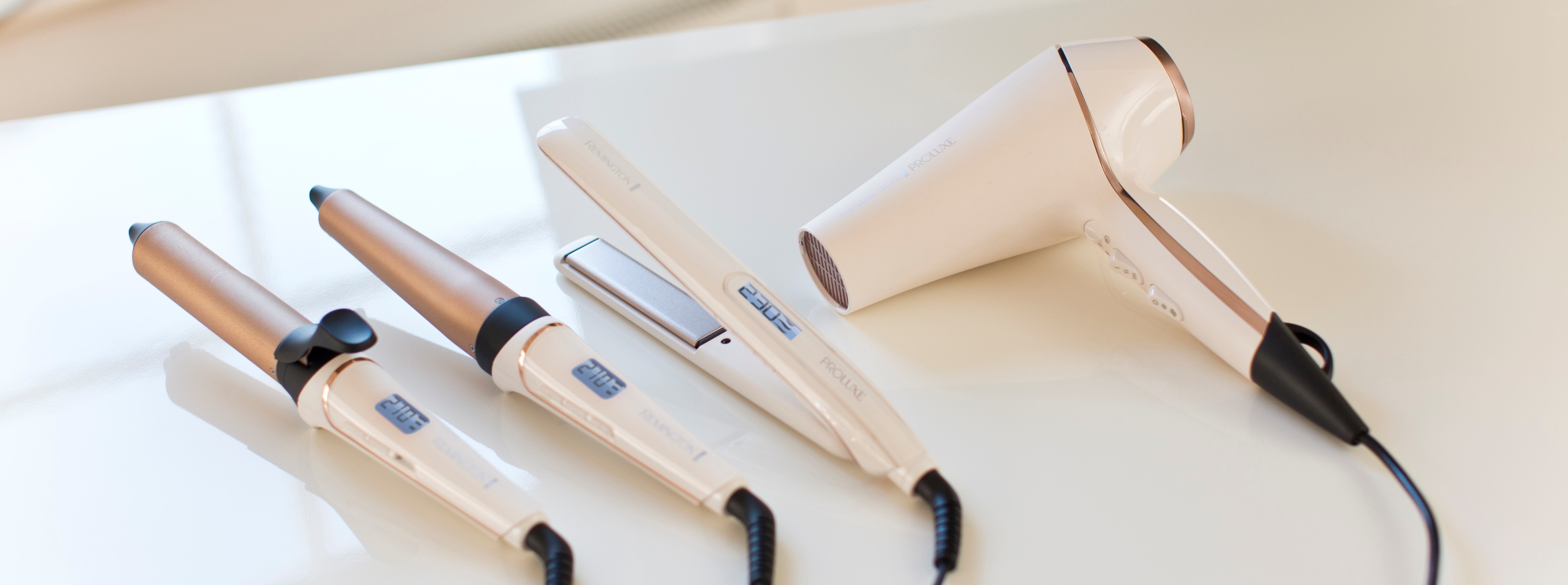 Remington PROluxe: Föhn, Glätteisen und Lockenstäbe