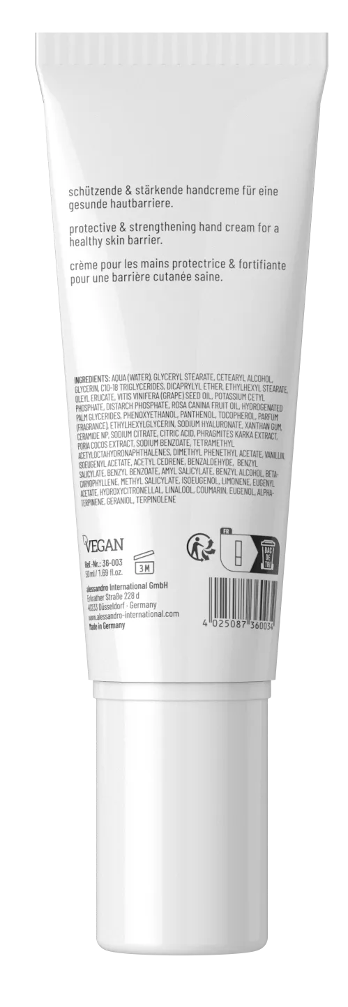 Alessandro Crème pour les mains renforçatrice à la céramide