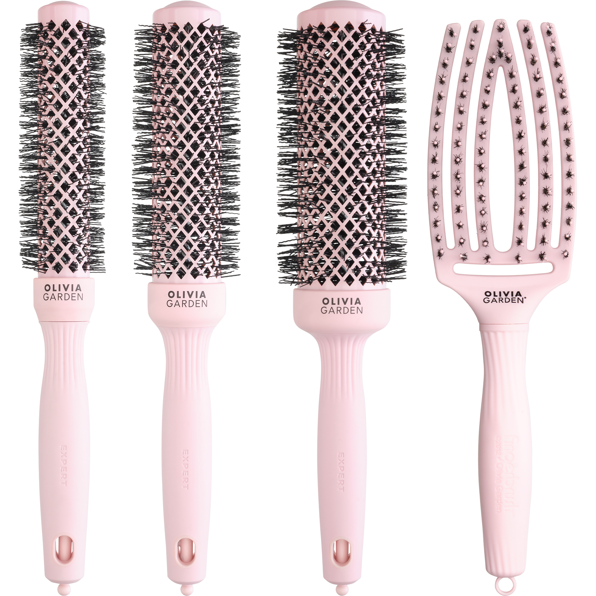 Olivia Garden Expert Blowout Speed Pastel Pink 4 pièces