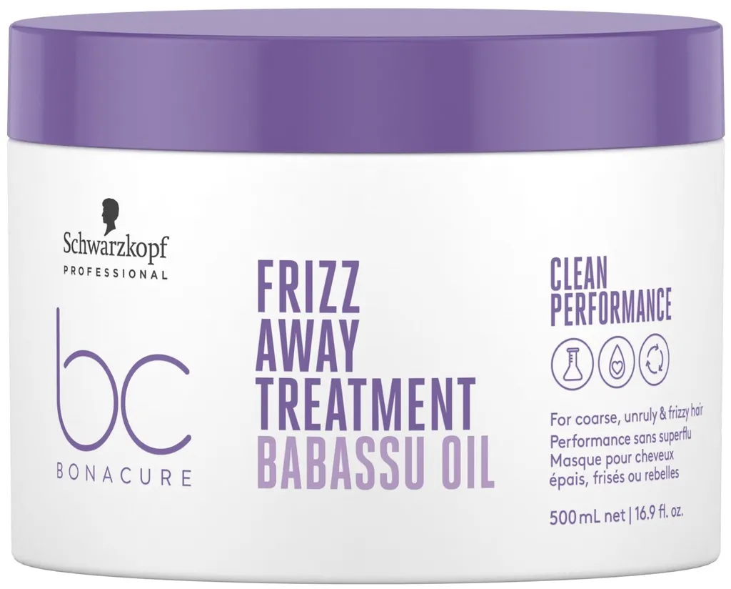 Schwarzkopf BC Bonacure Frizz Away Masque pour cheveux épais, frisés ou rebelles - 200 ml