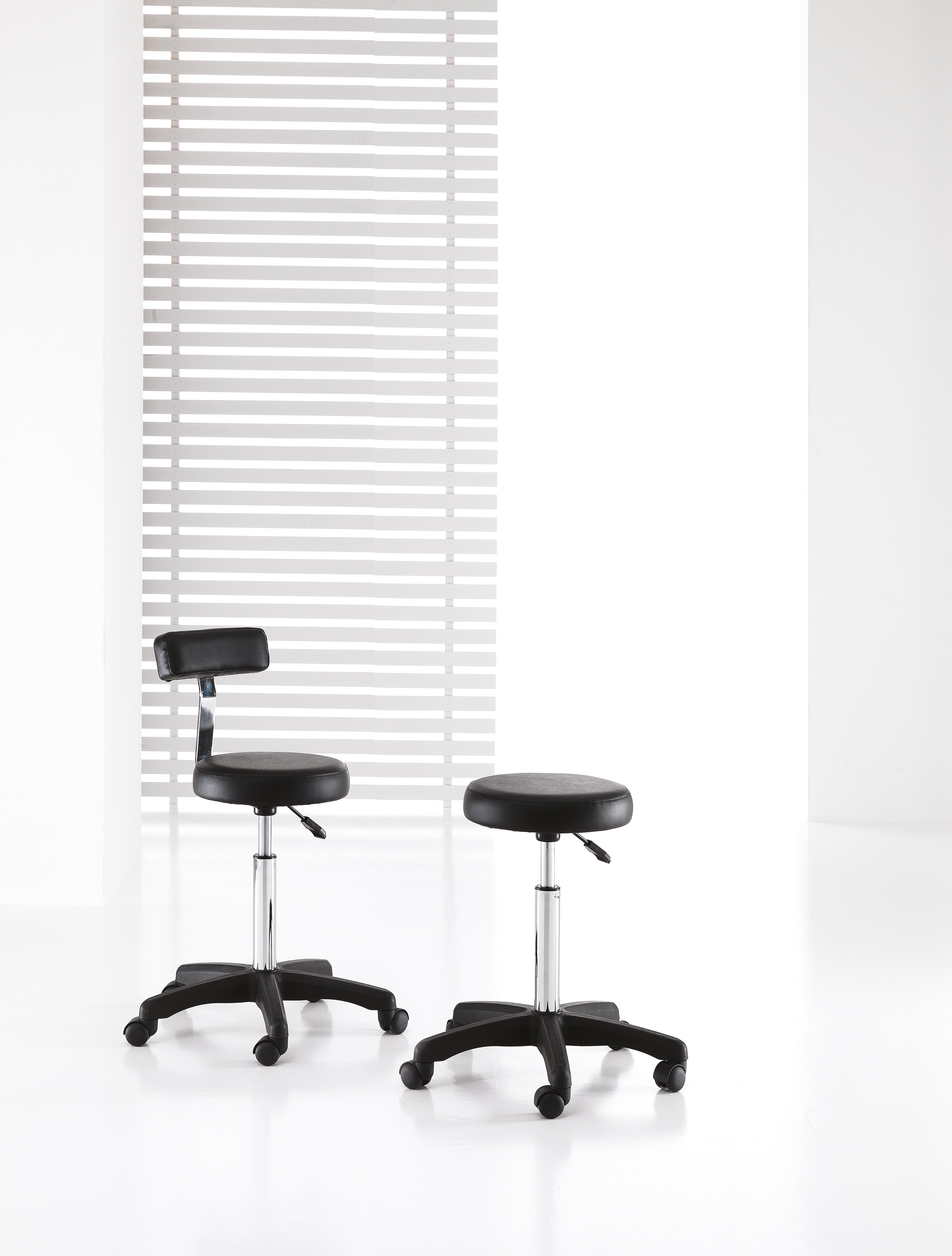 Smart Black Tabouret Avec Dossier