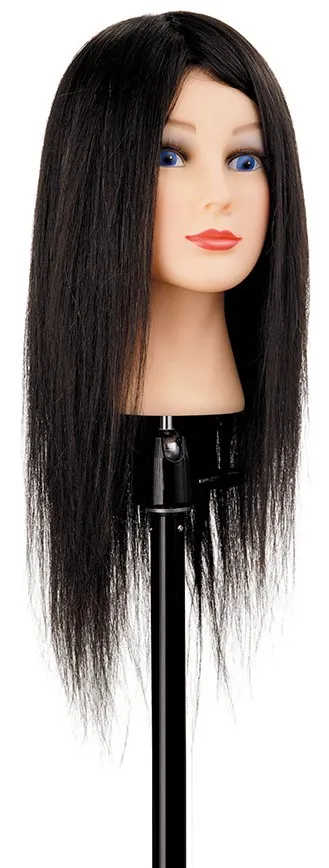 Xanitalia Tête d'entraînement cheveux long Longueur 40/45 cm