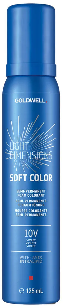 Goldwell Light Dimensions Soft Color Mousse Colorante Semi-permanente - 10 V Blond violet pastel