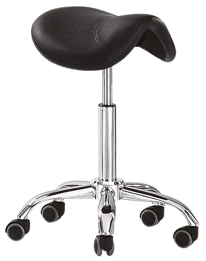 Tabouret Selle De Cheval Noir