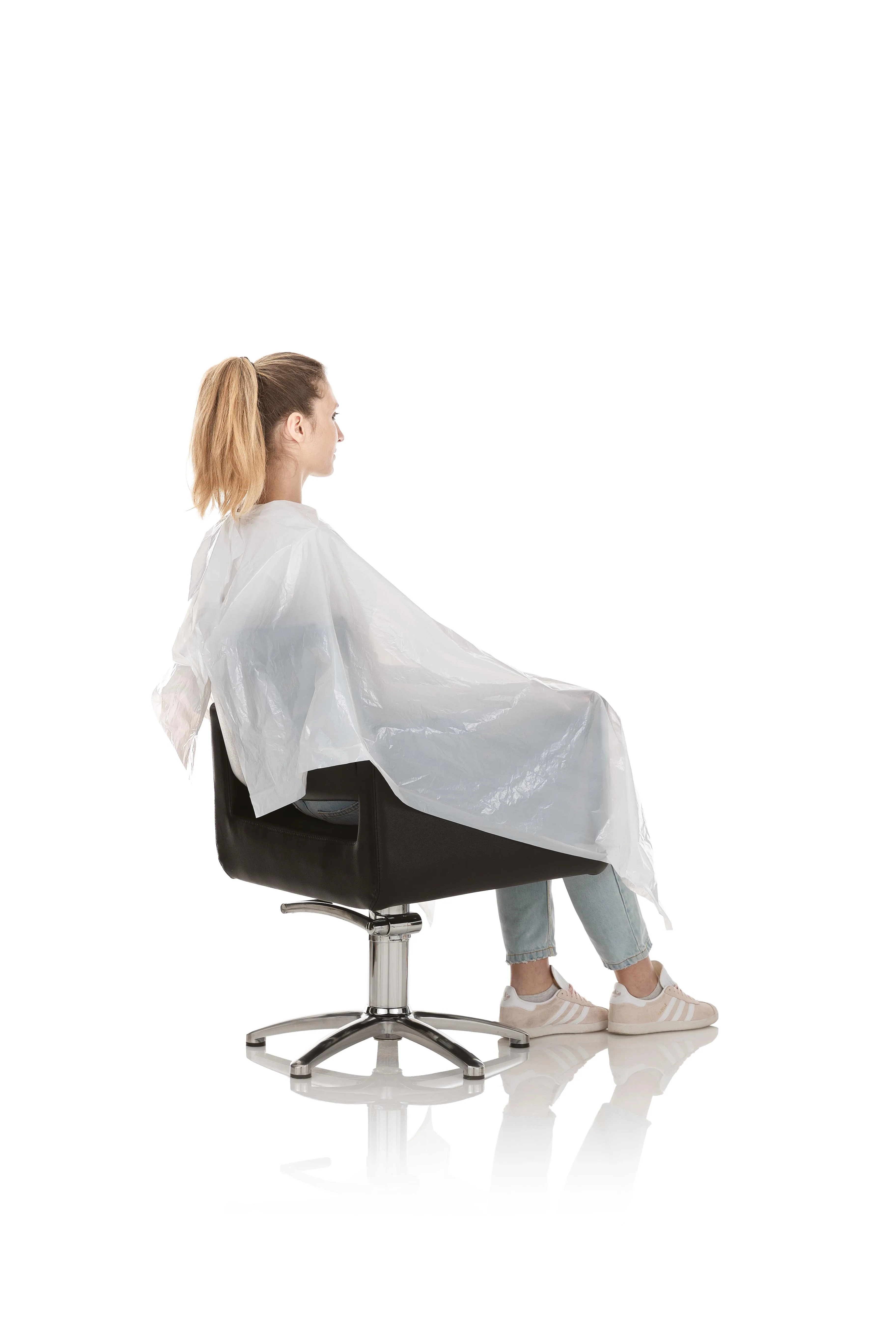 Xanitalia Cape de coiffeur jetable transparent 20 pcs.