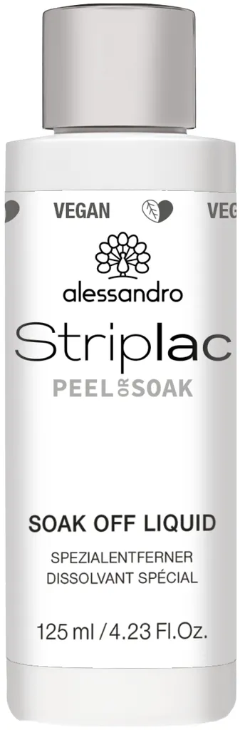 Alessandro Striplac Peel Or Soak Soak Off Liquid Dissolvant spécial