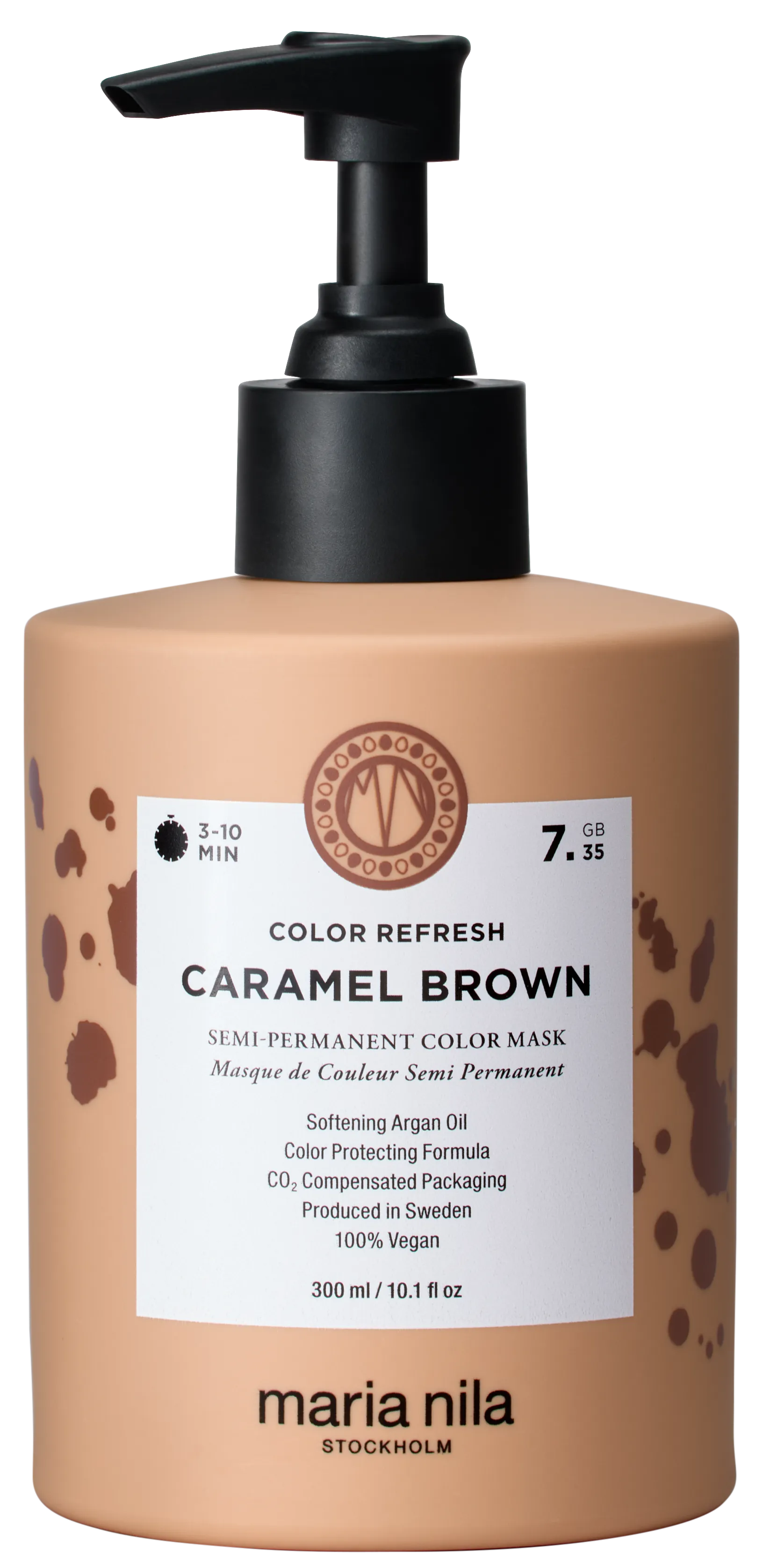 Maria Nila Colour Refresh Caramel Brown 7.35