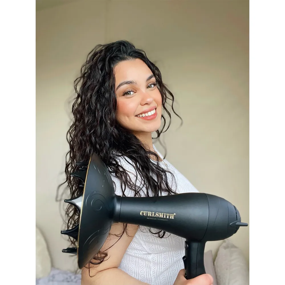 Hot Tools Curlsmith Defrizzion Sèche-cheveux et diffuseur XXL-Diffuseur