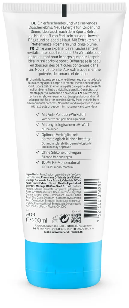 Rausch Fraîcheur Shower Gel à la menthe