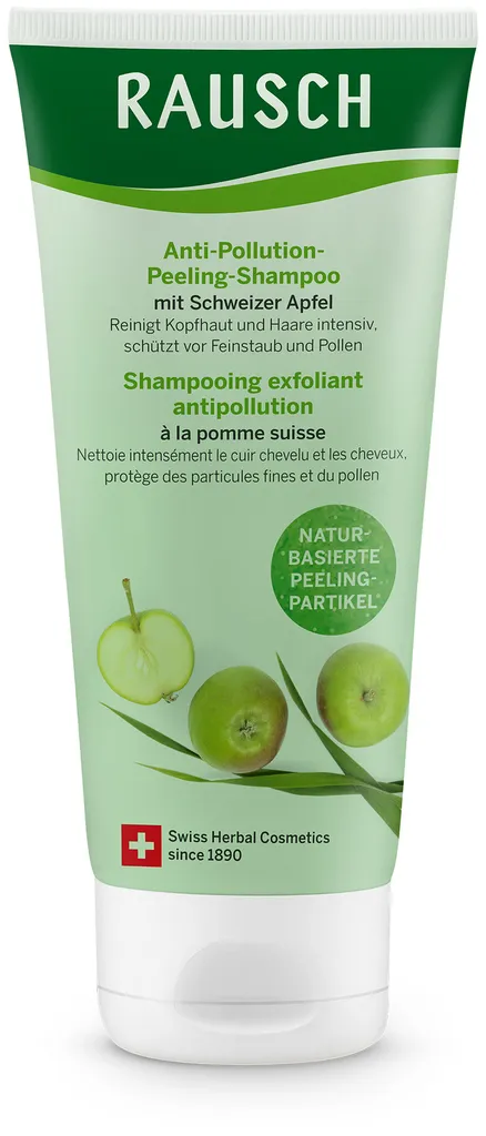 Rausch Anti-Pollution-Peeling Shampoo avec pomme suisse