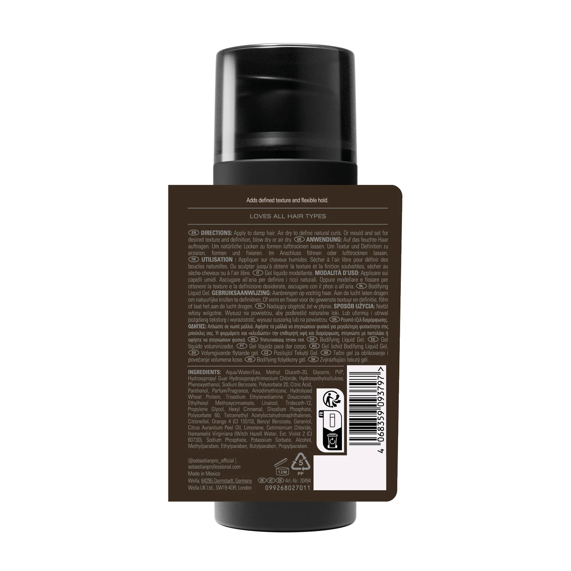 Sebastian Texturizer Gel Liquide Volumisant