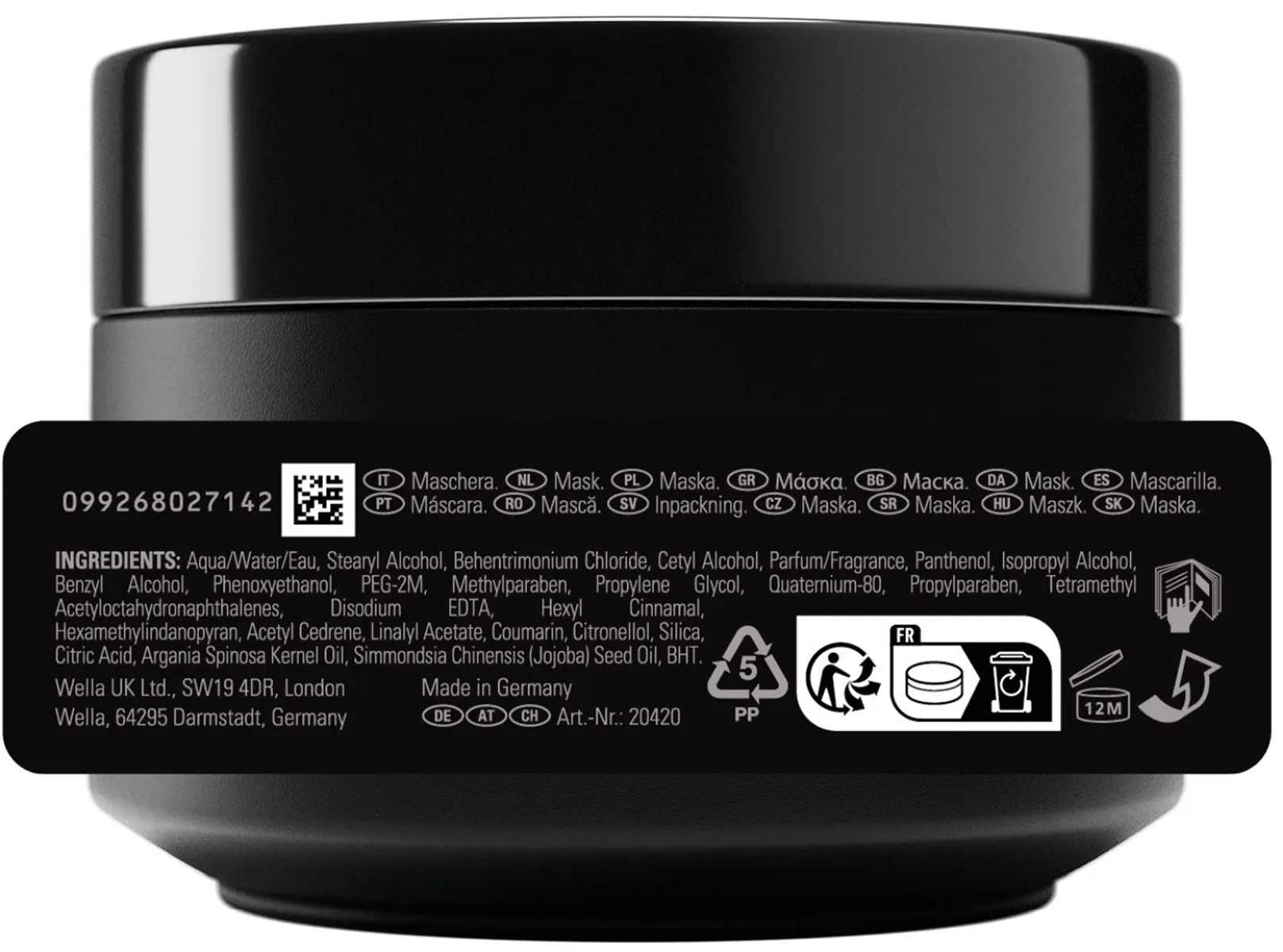 Sebastian Dark Oil Masque Lisse & Brillance