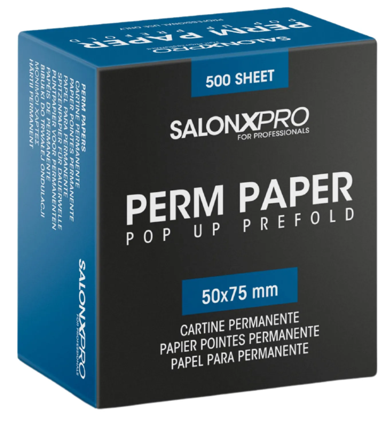 Xanitalia SALONXPRO Papier de pointe pour permanente 500 pièces