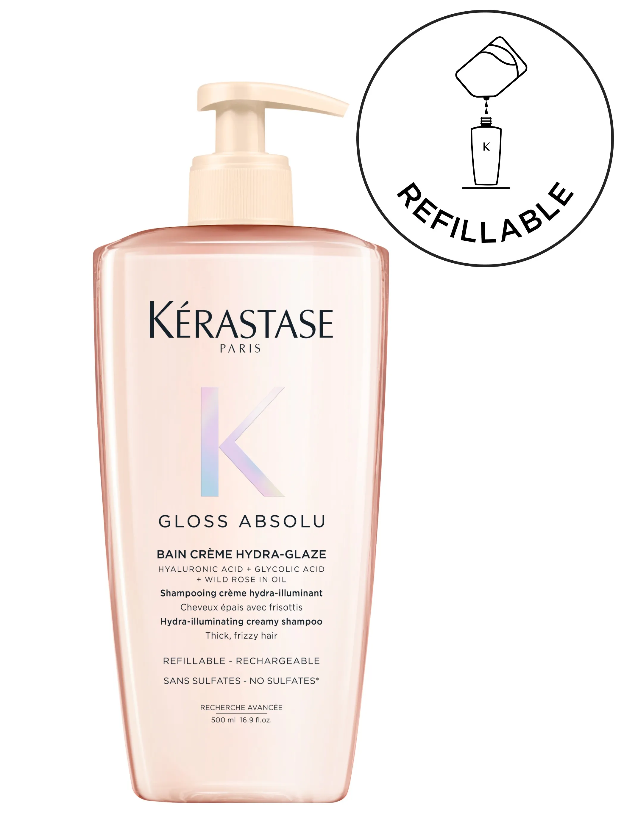 Kérastase Gloss Absolu Bain Crème Hydra Glaze Shampooing