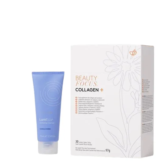 Nu Skin Beauty Focus Collagen+ et ageLOC LumiSpa Activating Face Cleanser