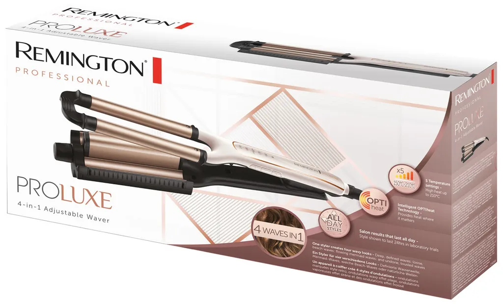 Remington PROluxe 4 en 1 Fer à onduler CI91AW