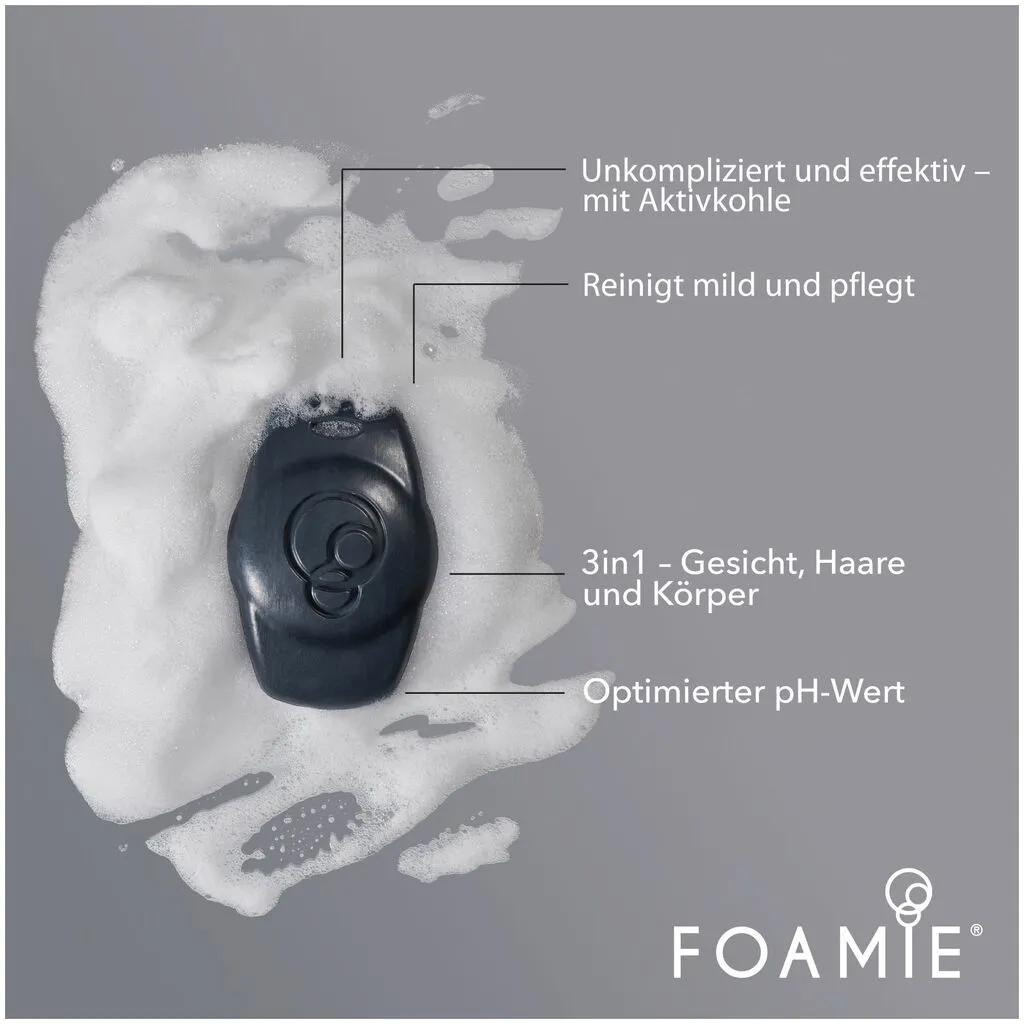 Foamie 3 en 1 Soin douche solide pour hommes - What A Man