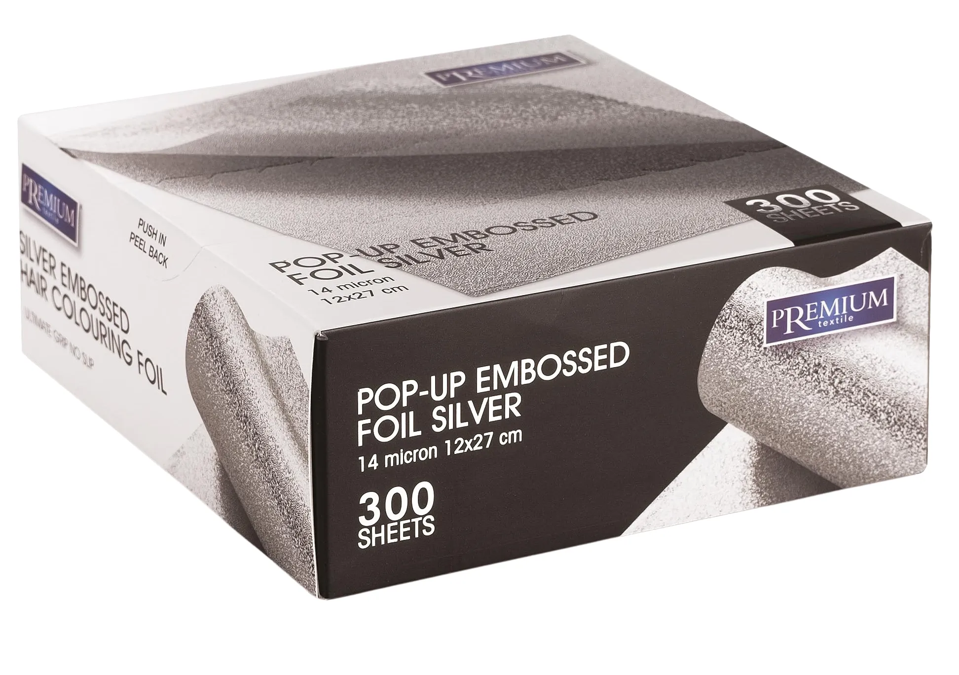 Xanitalia Feuilles d’aluminium gaufrées extra Argent 300 pièces