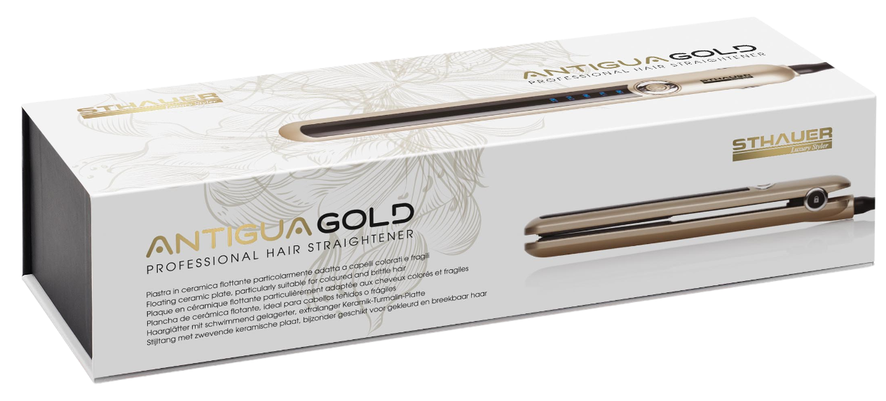 Antigua Gold Lisseur En Céramique Effet Lisse