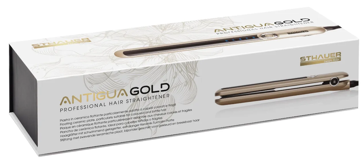 Antigua Gold Lisseur En Céramique Effet Lisse