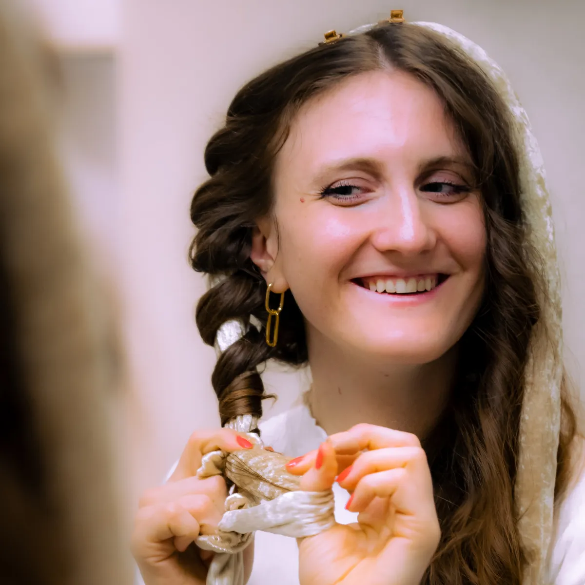 Lotta Curls Ruban de Curling Sans Chaleur Shiny Beige