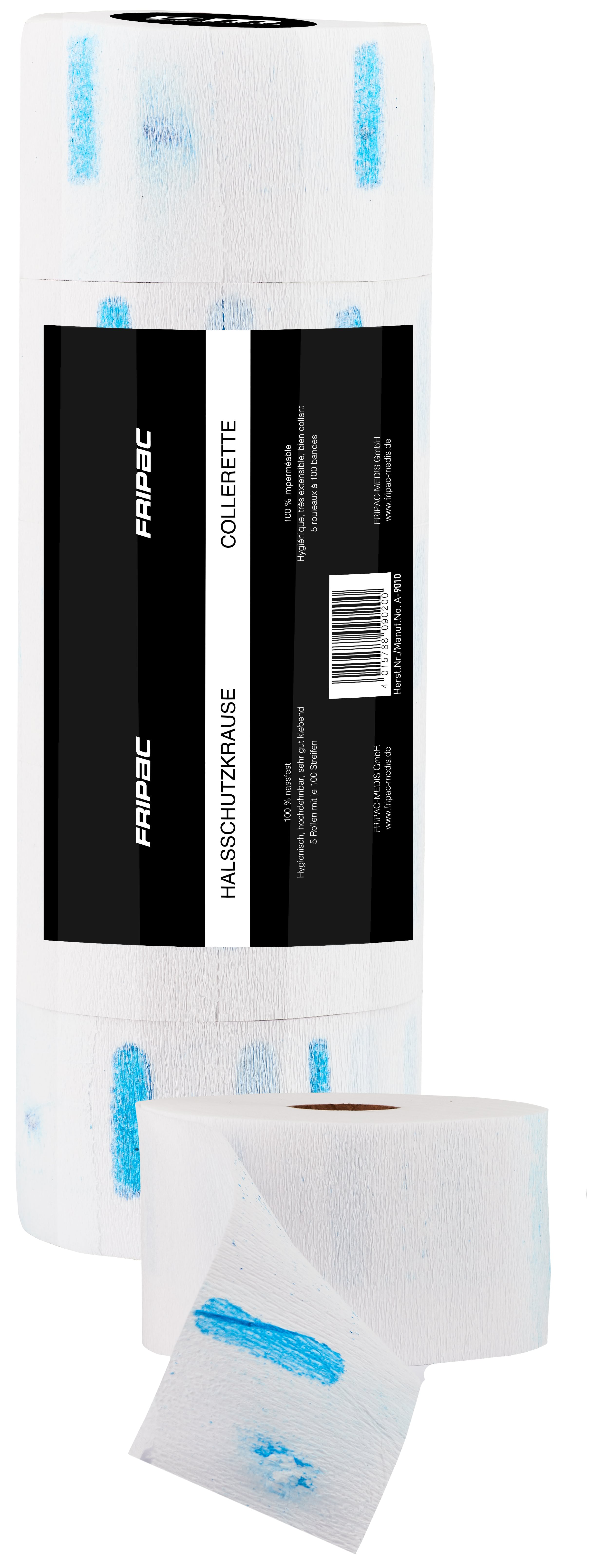 Fripac Neck Crepe Rollers, white