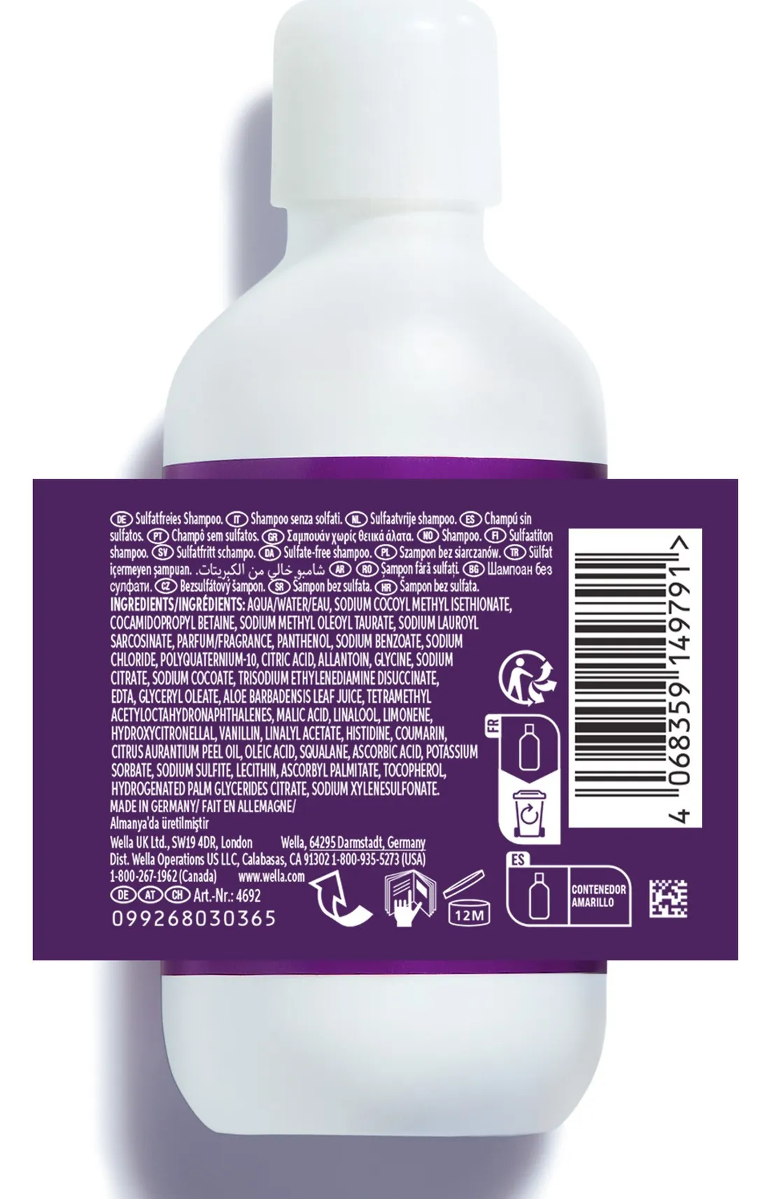 Wella Ultimate Color Shampoo sans sulfates