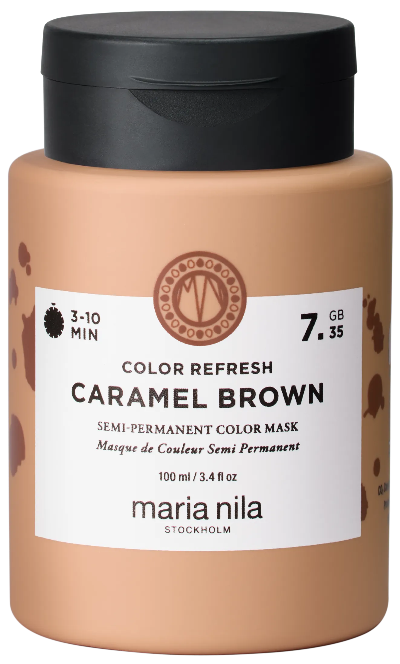 Maria Nila Colour Refresh Caramel Brown 7.35