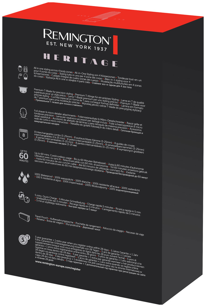 Remington Heritage Tondeuse Multifonction PG9100